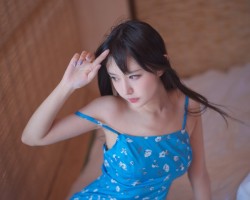 Shika小鹿鹿 – 蓝裙子 [16P-96MB]